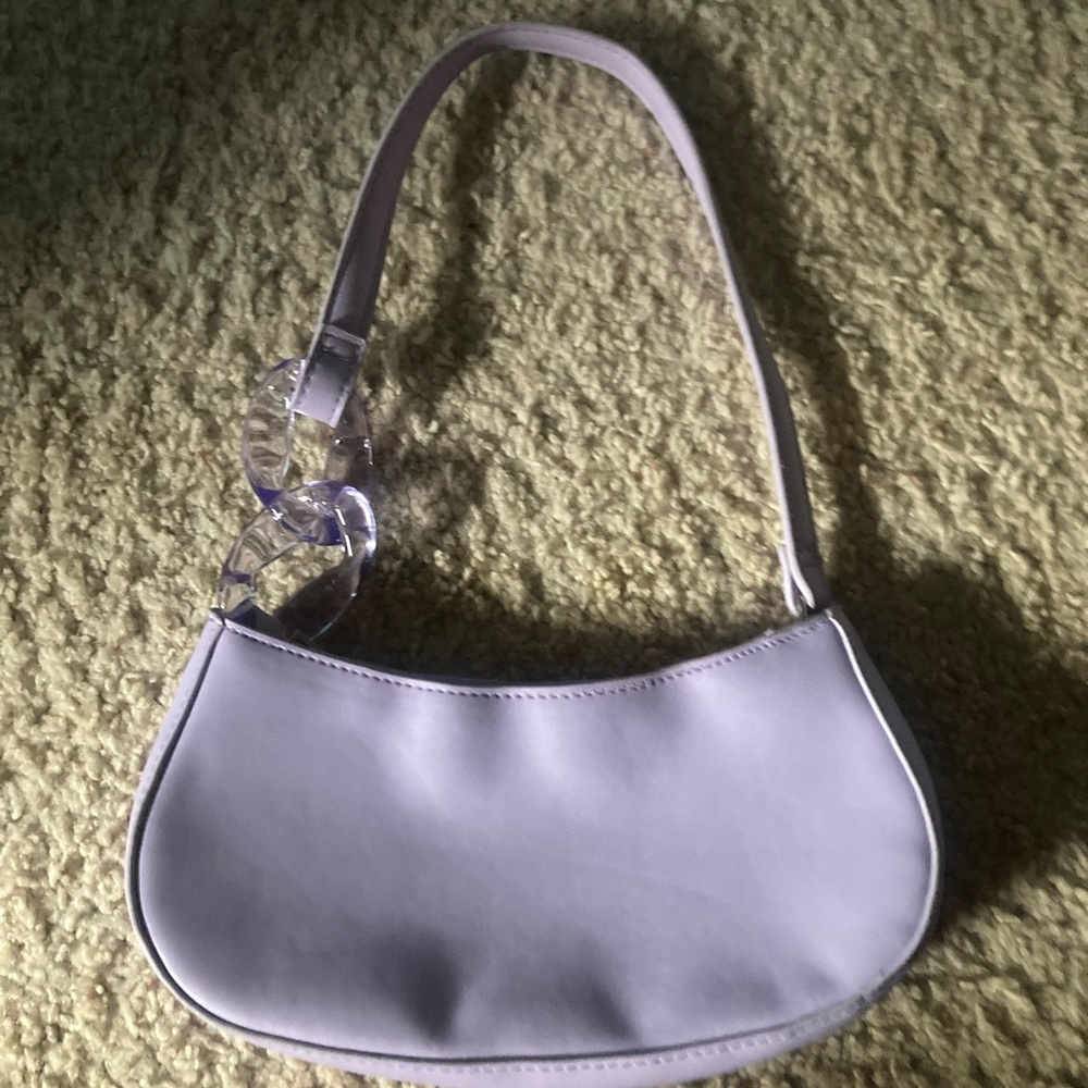 Purple mini handbag